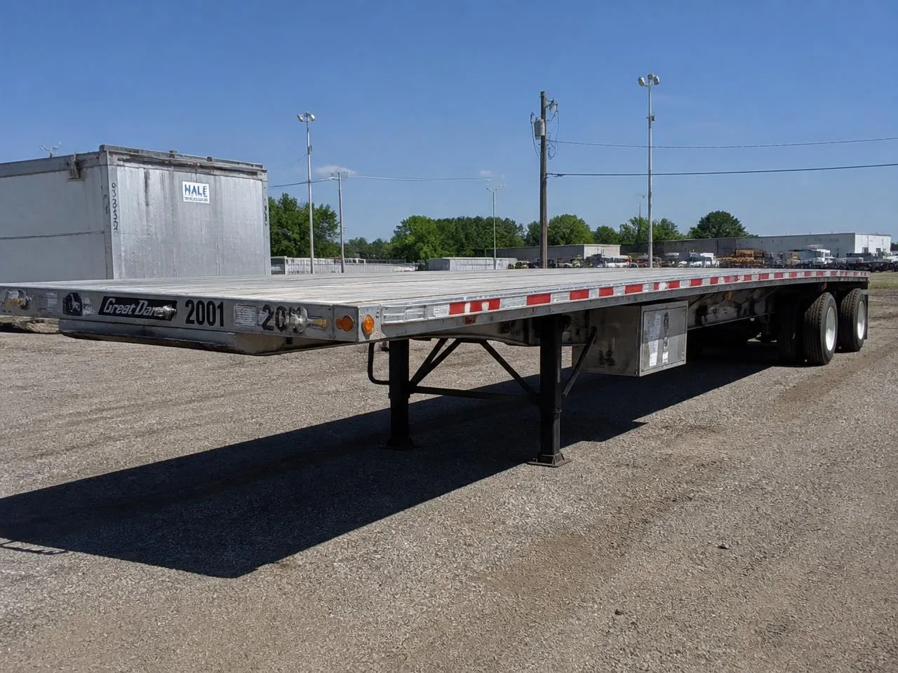 48 foot semi flatbed trailer